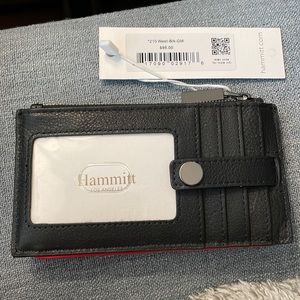 Hammitt Credit Card Holder Red Trim